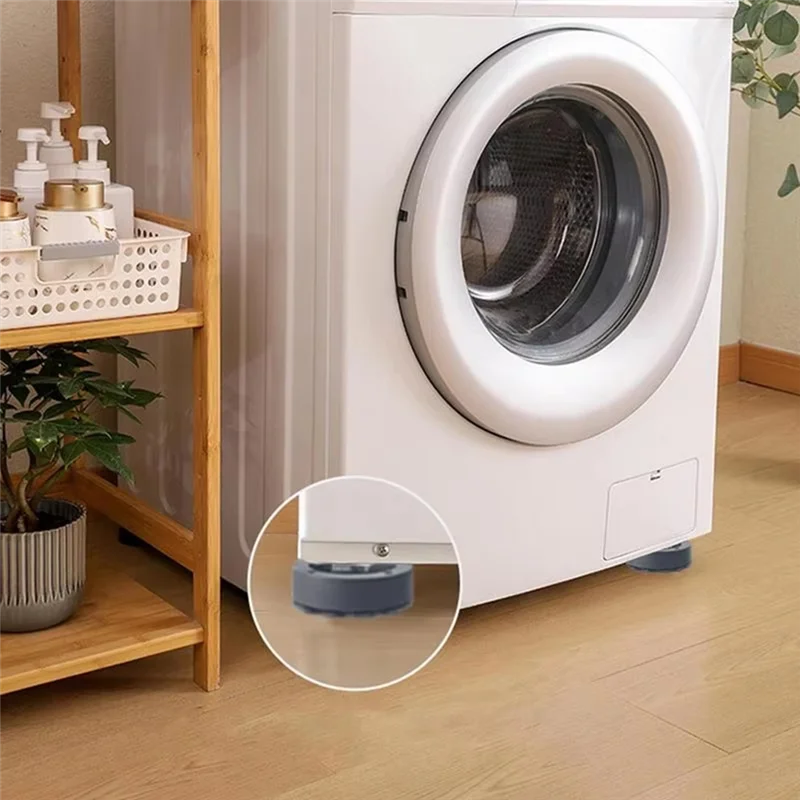 A04G-Anti-Vibration Feet Pads 4Pcs Universal Washing Machine Leg Non-Slip Silent Noise-Reducing Mat Furniture Foot Pad