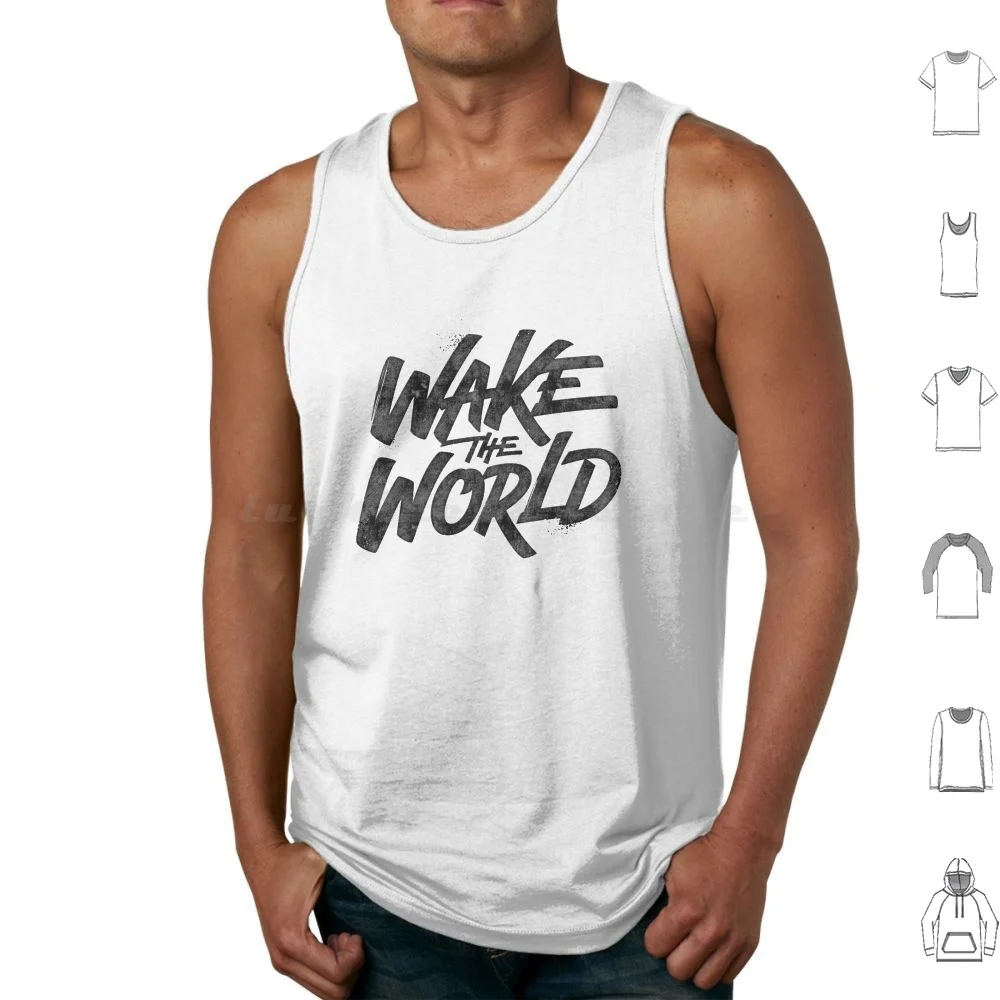 Wake The World Tank Tops Vest Sleeveless World New 2022