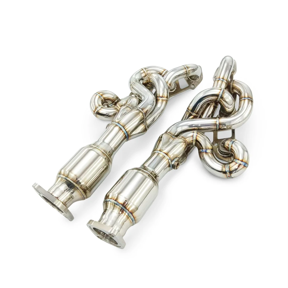 

Выпускной коллектор каталитического нейтрализатора для Lexus ISF 5.0 V8 2016-2020, гоночная производительность, выхлопная система коллектора