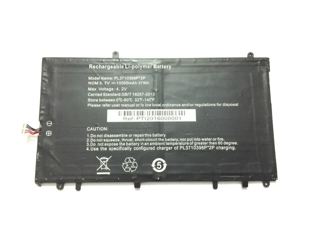 Stonering Original PL3710398P * 2P Battery 10000mah 6 Lines + Plug for Chuwi Lapbook 15.6 