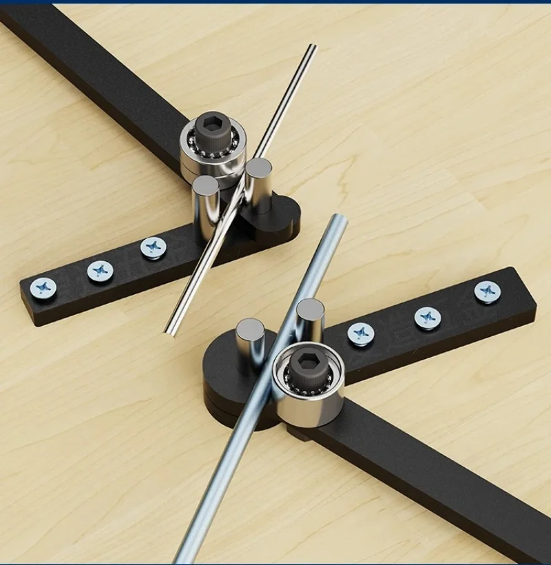 多機能ミニ手動ワイヤーベンダー - 90度直角鉄線曲げツール、ユニバーサル銅棒曲げ機