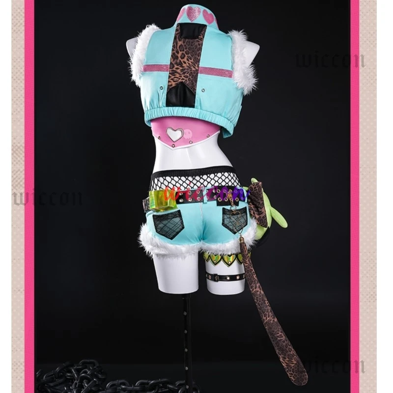 Zenless Zone Zero Nicole Demara Costume Cosplay Parrucca Cunning Cutie Nuova Pelle Uniforme Bambola Cunning Hares Halloween Party Donna Prop