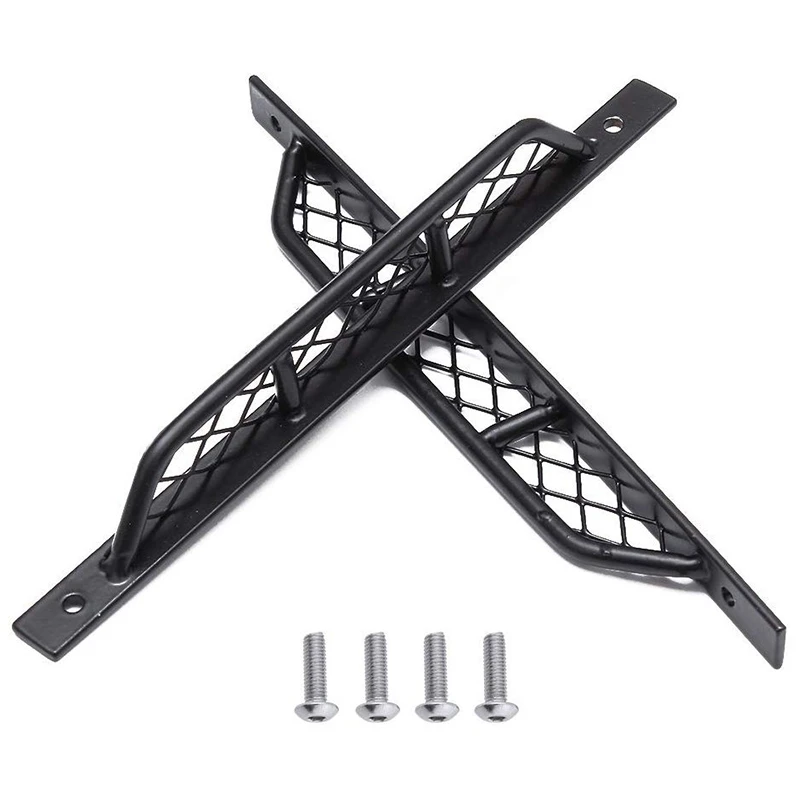 Pedal lateral exterior de Metal para 1/10 RC Rock Crawler Truck Car Body Shell Accesorios