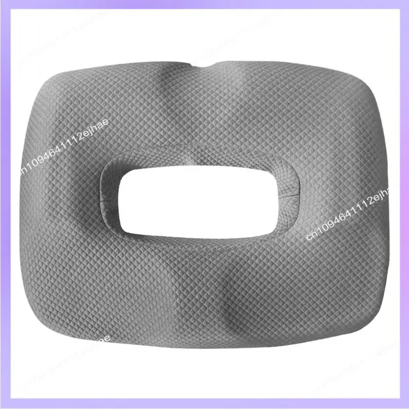 N83R 1 Stück Memory-Schaum für schwangere Frauen, langsamer Rückprall, weiches Kissen, Schmerzlinderungskissen für Schwangere, Grau