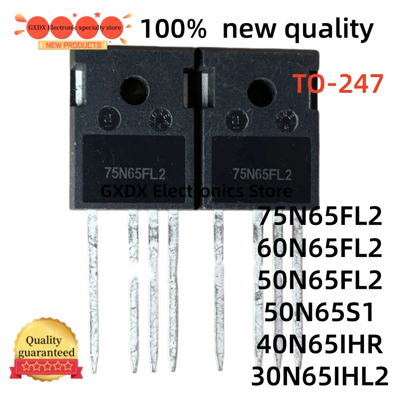 

10-20 шт. 100% новые 75N65FL2 60N65FL2 50N65FL2 50N65S1 TO247 40N65IHR 30N65IHL2 TO-247 быстрая доставка в наличии