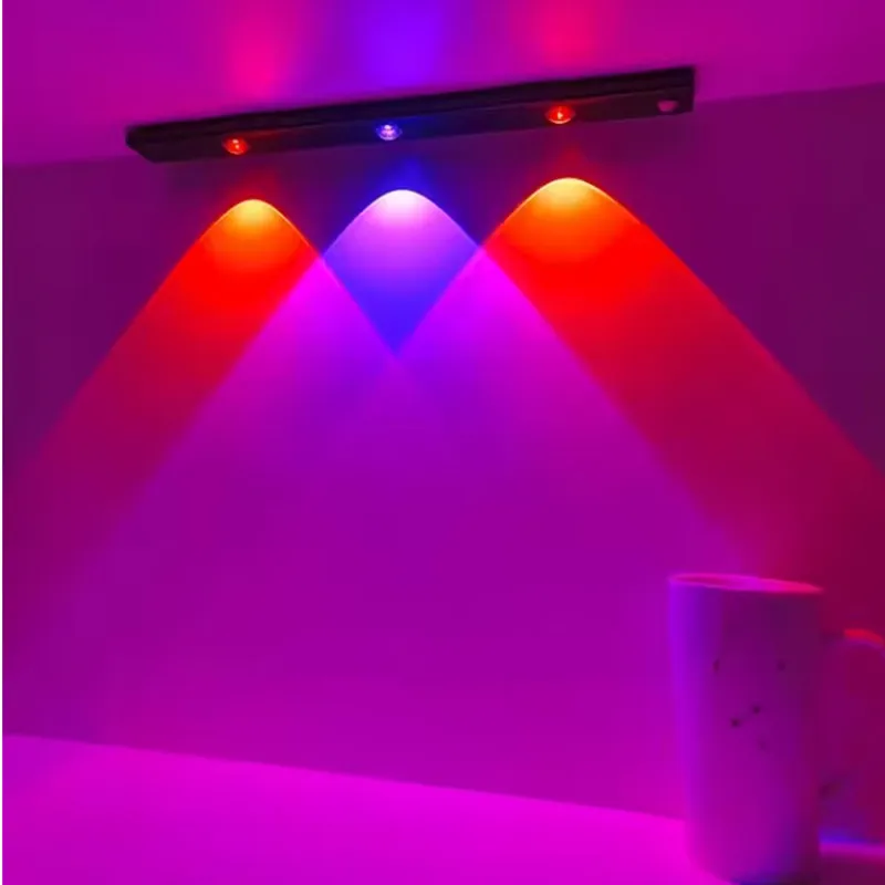 

Motion Sensor LED Cabinet Light Ultra Thin Induction Intelligence LED Lamp Rechargeable Light Cabinet Wardrobe Staircase Lamp