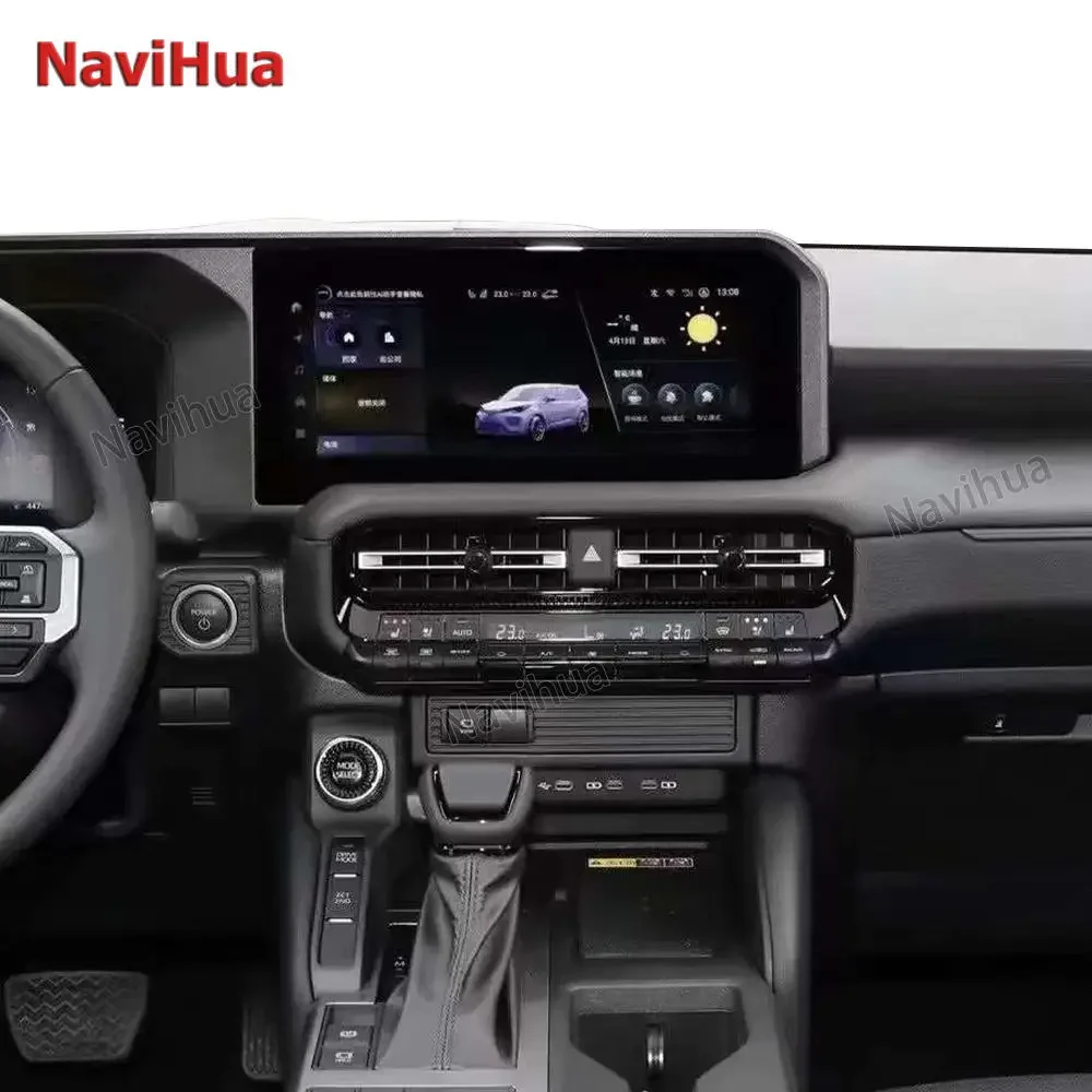 

NaviHua 12,3 "сенсорный экран Мультимедиа Android автомобильное радио для Toyota Prado LC250 2024 Авто Carplay навигация головное устройство монитор