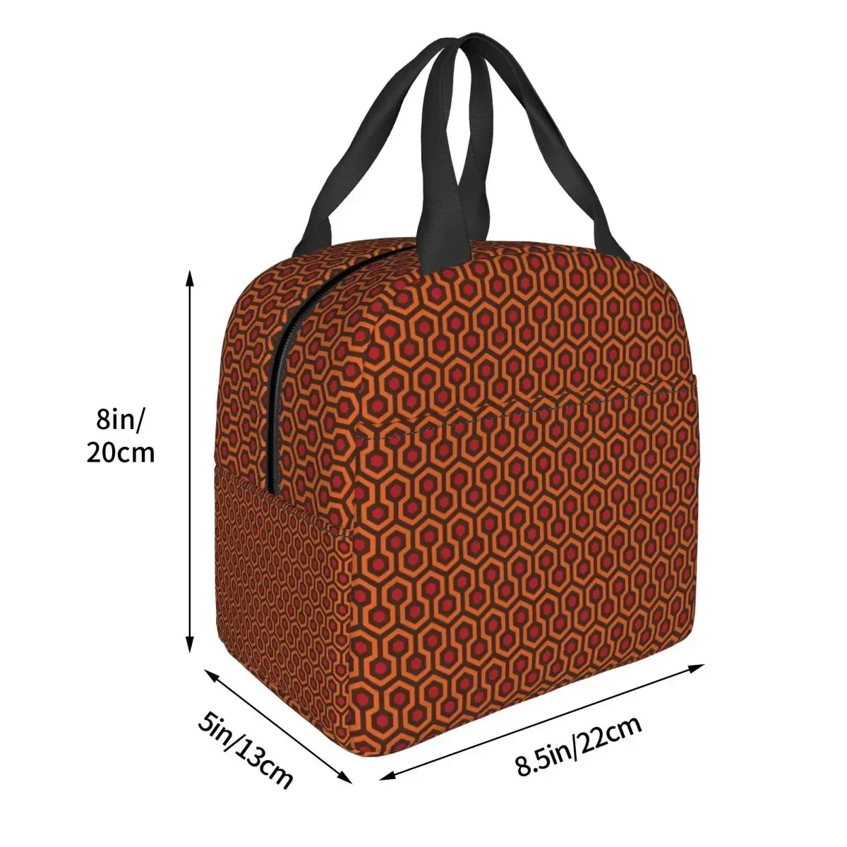 The Overlook Hotel Carpet Insulated Lunch Bag for Women Children Portable Food Boxes Thermal Lunch Box Tote
