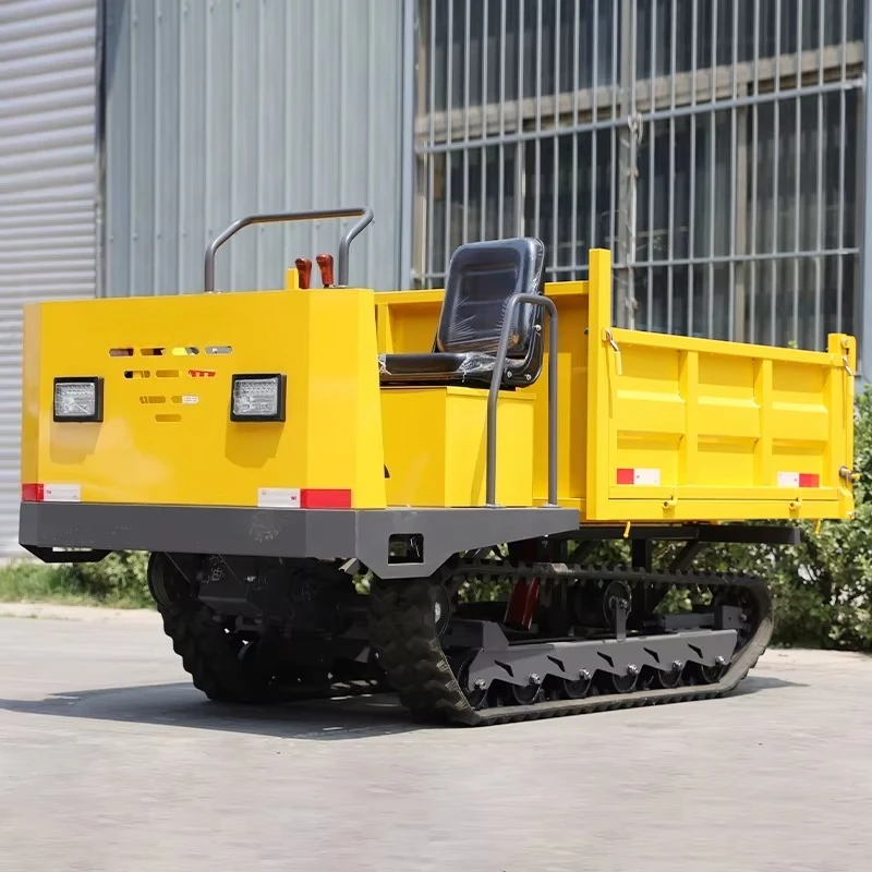 Direct From Manufacturer Hydraulic Tipping System Crawler Transporter For Muddy Earth Moving Job For Stable Slope Operations