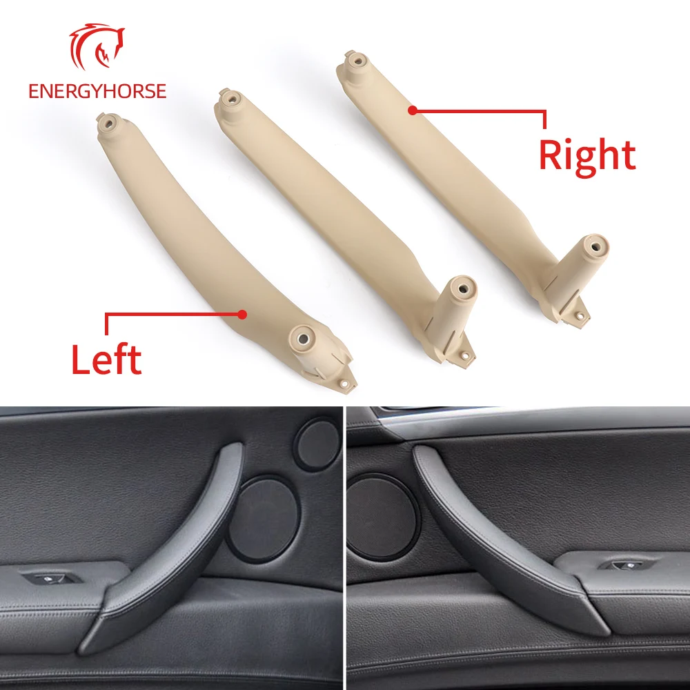 

Interior Left Right Passenger Door Pull Handle Inside Cover Panel Trim Replacement For BMW X5 X6 E70 E71 E72 2007-2013