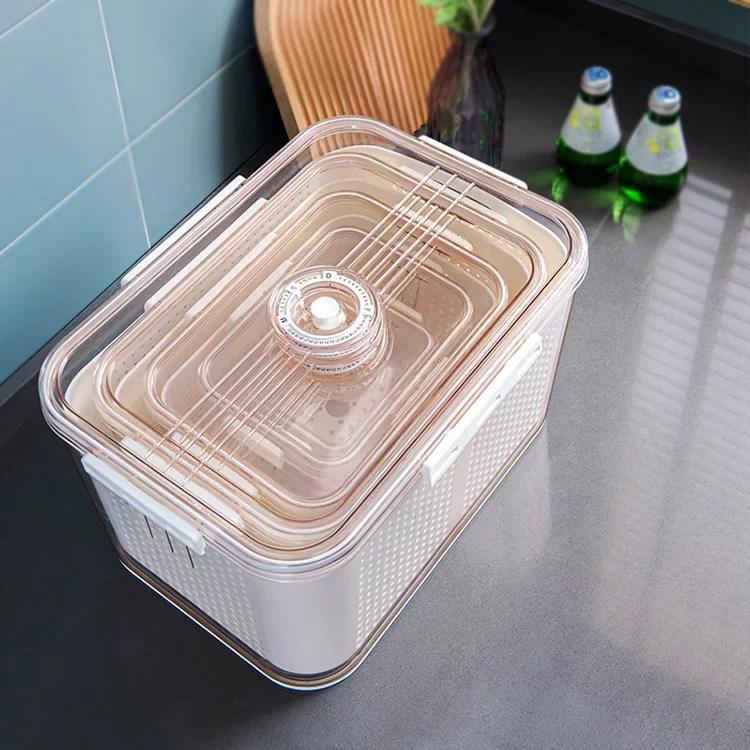 Hot sale Fruit Storage Box Organizer Fridge Vegetables Fresh Containers Refrigerator Storage boxes&bins