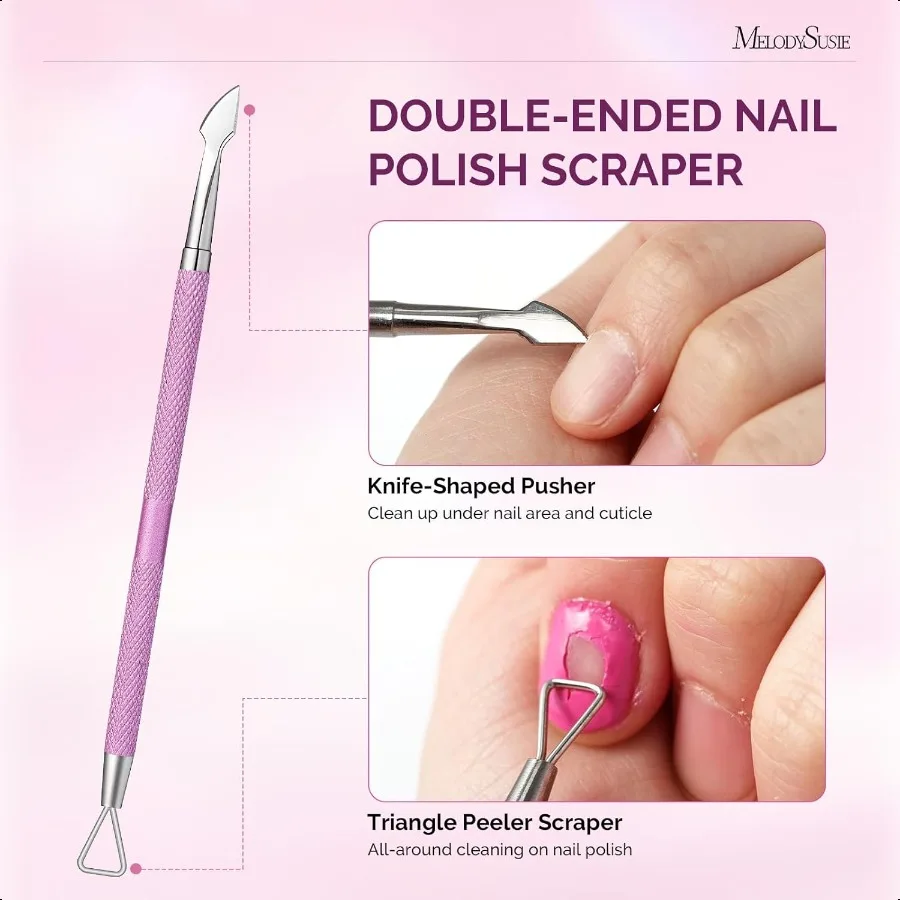 アクリルネイルクリッパー4 in 1セット 調整可能なステンレス製ネイルクリッパー アクリルネイルチップ用 プロ用キューティクルニッパーカッターC