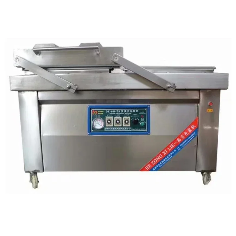 Double Chamber Sealer Vacuum Food 600/2s  Automatic Vaccum Packer  Saver Bags Kichen Commercial Packaging Machine