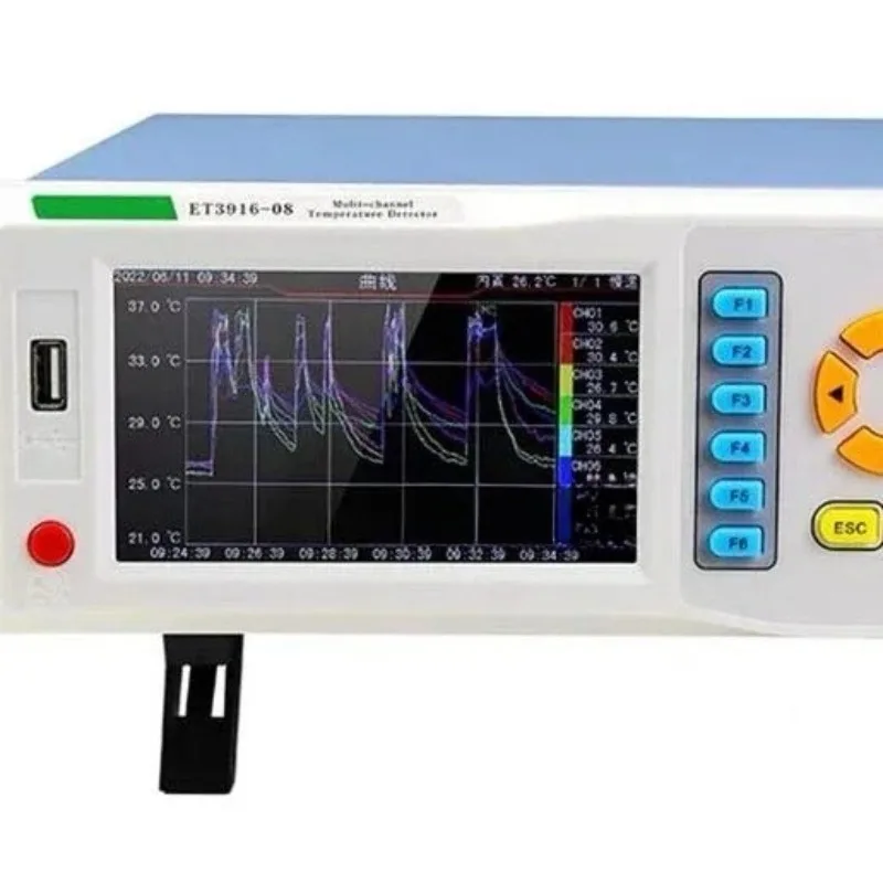 

ET3916-32 Channels Temperature Data Logger 5 inches LCD Display Screen