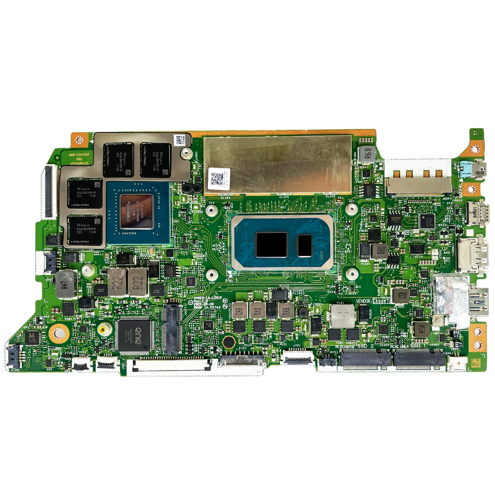 HH6FH LA-L701P Mainboard For Acer Swift SFX16-51G Laptop Motherboard With I5 I7-11th Gen CPU RTX3050-V4G 100% Tested OK