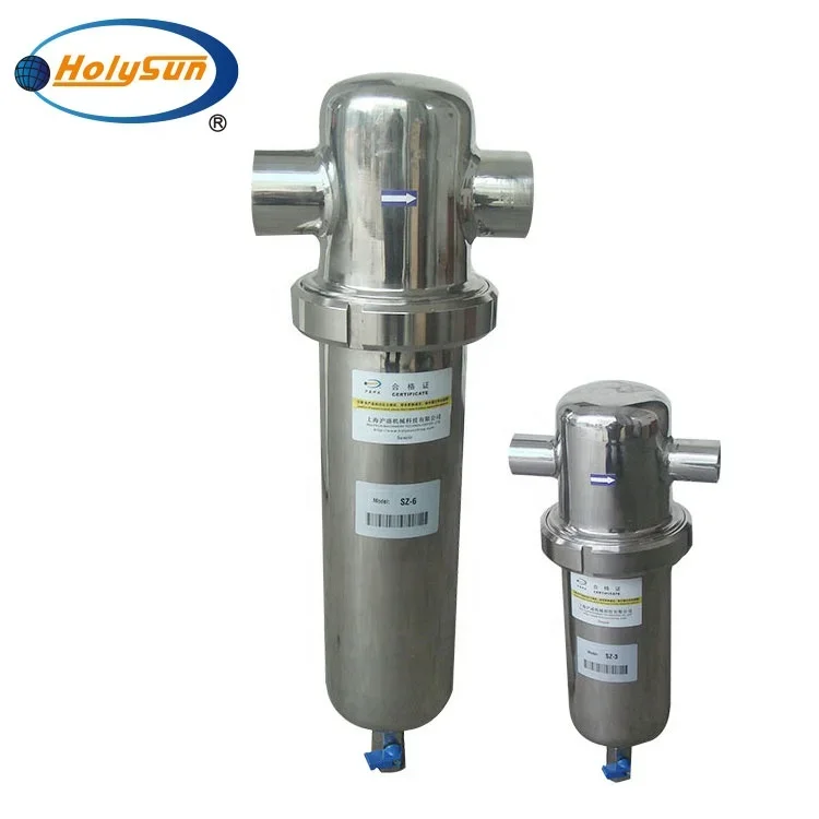 stainless steel compressed industrial sterile air filter