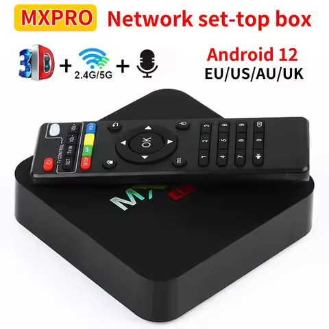 Android 12 Smart TV Box RK3228A Quad Core 2.4G&amp;5G Dual WiF TV Media Player 4K HD Video Media Player RAM 1GB ROM 8GB