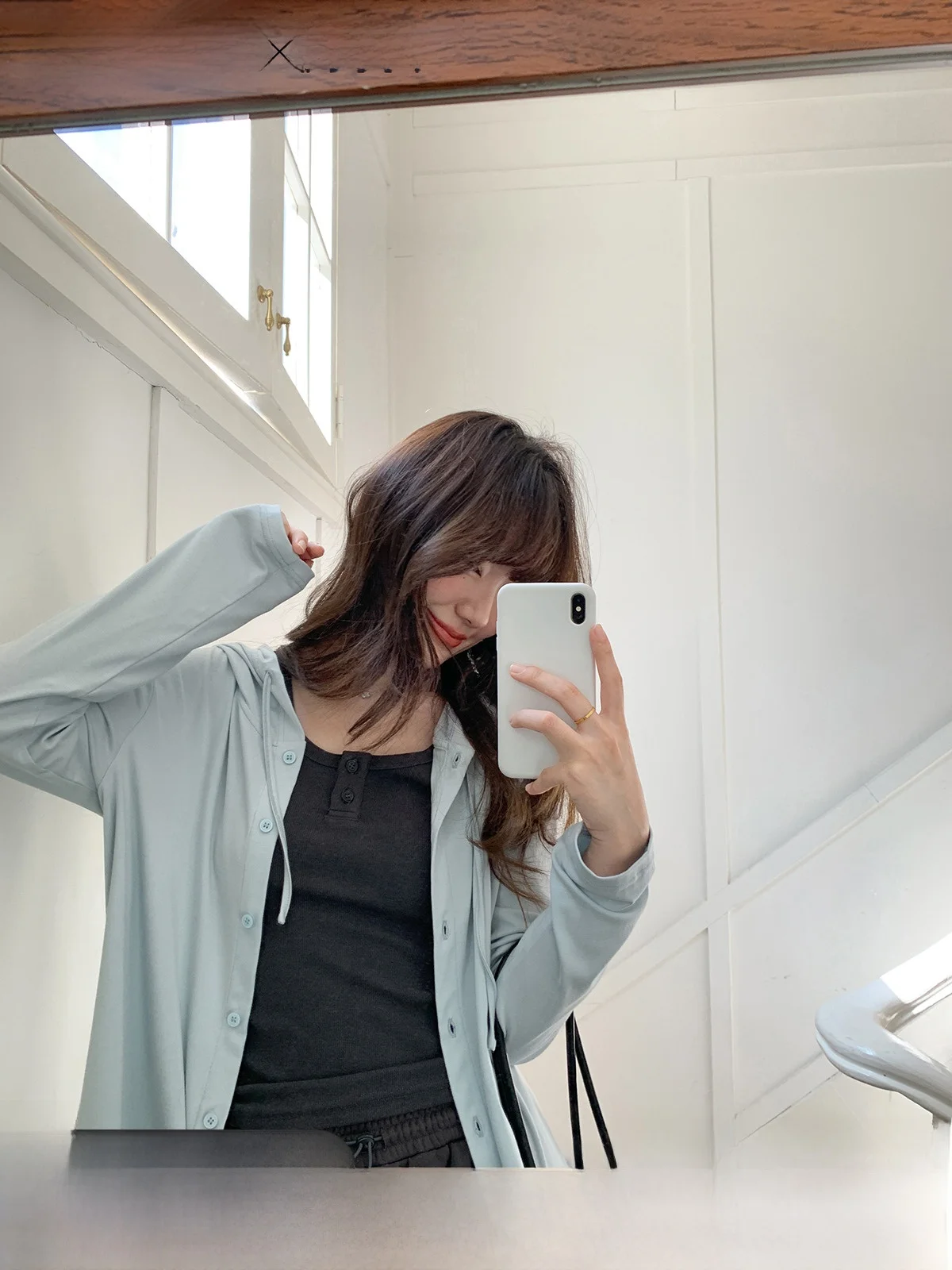 

Hello простой однотонный тонкий открытый кардиган с капюшоном, женский осенне-зимний новый свободный маленький размер или пальто Jaet