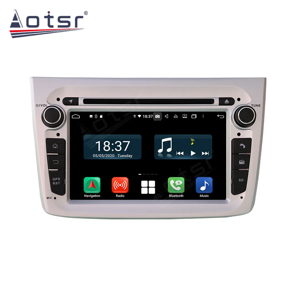 Qualcomm 8 core Android 13 For  Alfa Romeo Car Radio Multimedia Player Video Navigation Carplay Stereo GPS  WIFI  Autorad