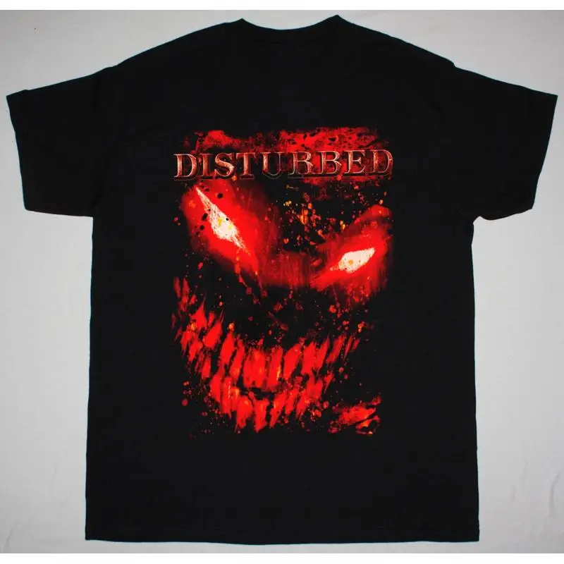 Disturbed Red Distressed Face T-Shirt