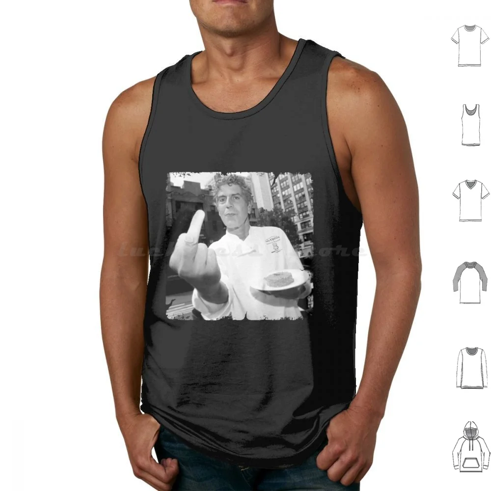Anthony Bourdain T 1 Tank Tops Vest Sleeveless Anthony Bourdain Bourdain Anthony Chef Food Vintage Cook Anthony Bourdain