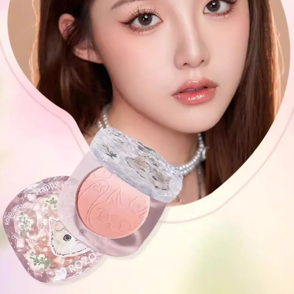 Fard à joues dégradé de couleur rose pêche, finition mate, teinte imperméable pour joues, Rouge, Flash fin, naturel, Nude, pour le visage, Palette de beauté
