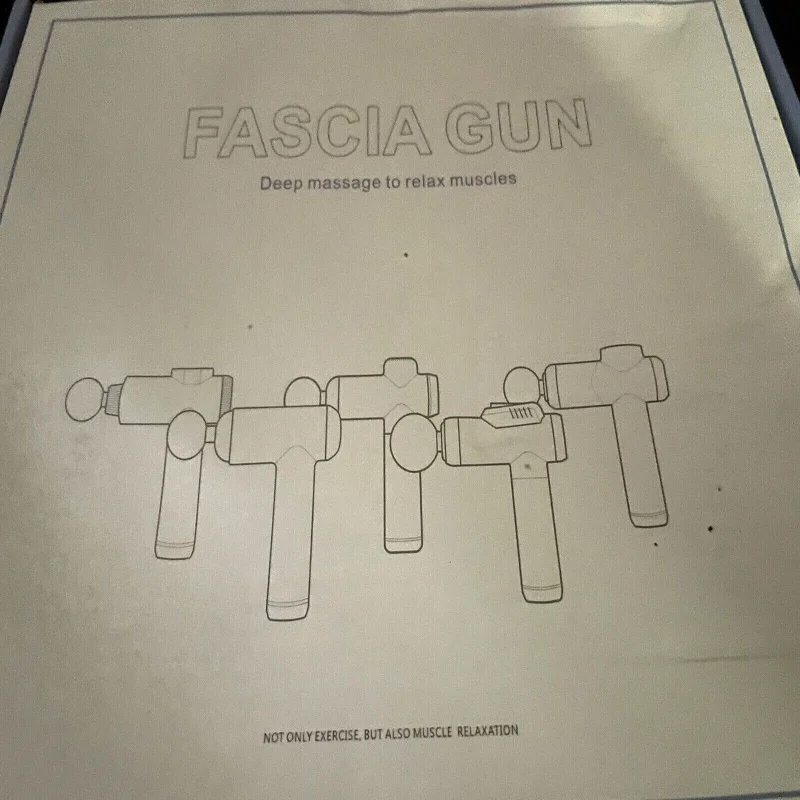 

NEW Fascia Deep Tissue Massage Gun Vibration Relaxation Pain Relief Therapy