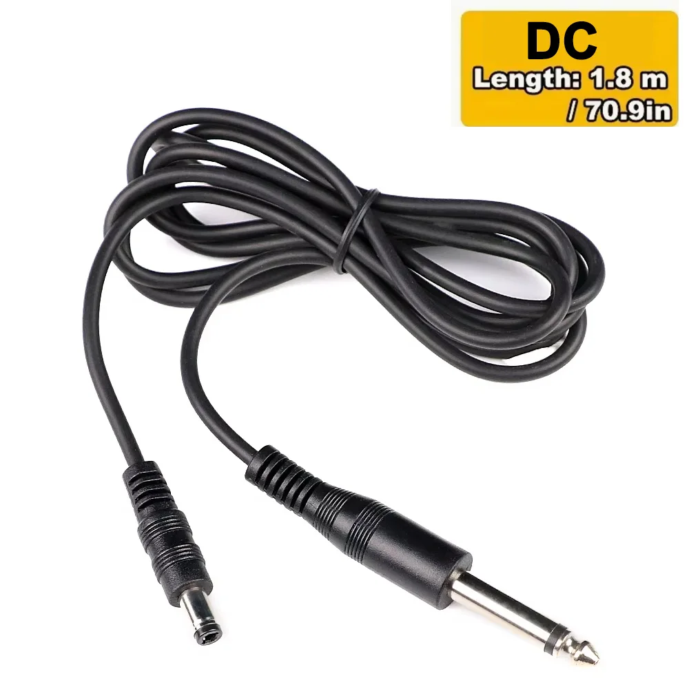 

5pcs 1.8m DC Connection Tattoo Clip Cord For Tattoo Machine Hook Line For Tattoo Power Supply Silicone Power Cable