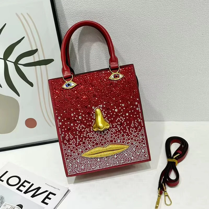 Neue Marke 3D-Gesichts-Design  – Luxury Bags Gold Bewertung und Preis