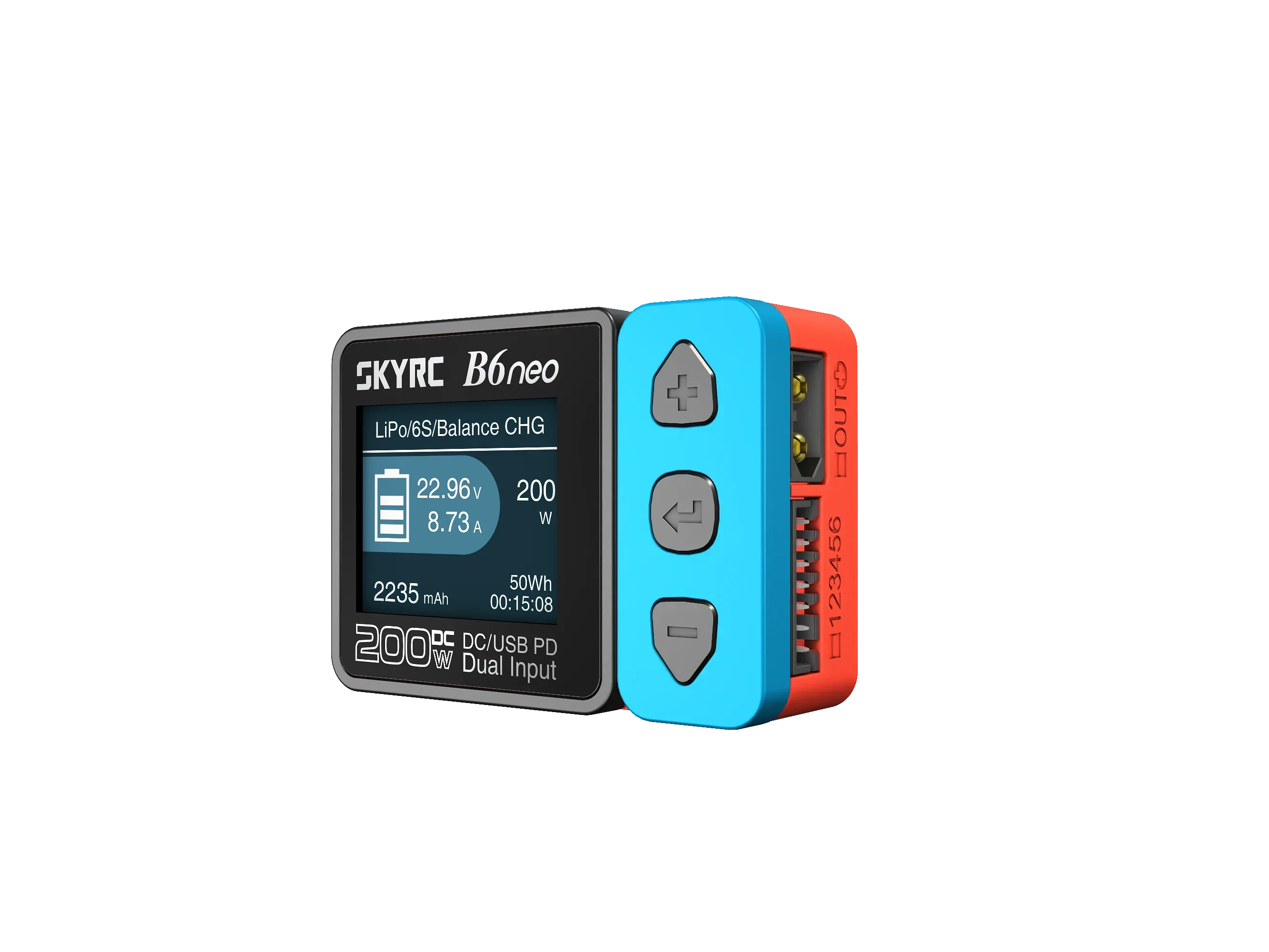 SKYRC B6neo Smart Charger DC 200W PD 80W Lipo Battery Balance Charger Discharger for RC Car Airplane FPV Drone Boat SK-100198