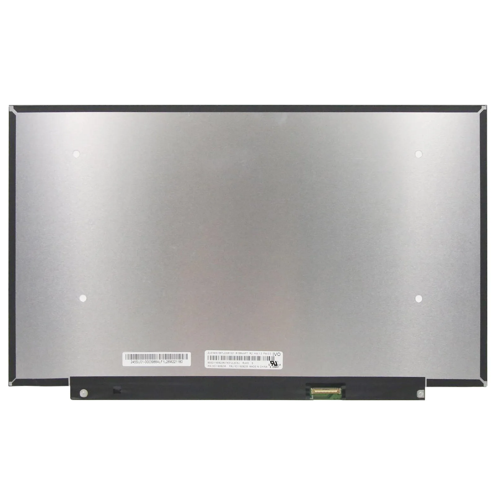 "Para portátil 15,6" Pantalla táctil LCD NV156FHM-T07 ajuste R156NWF7 R2 para Lenovo ideapad 5-15ARE05 3-15ITL6 3-15ALC6 81YQ 82H8 82KU 40 pines