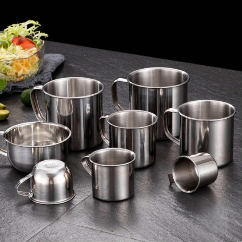 304 Stainless Steel Mini Small Water Cup 50ml Small Tea Cup Handy Cup