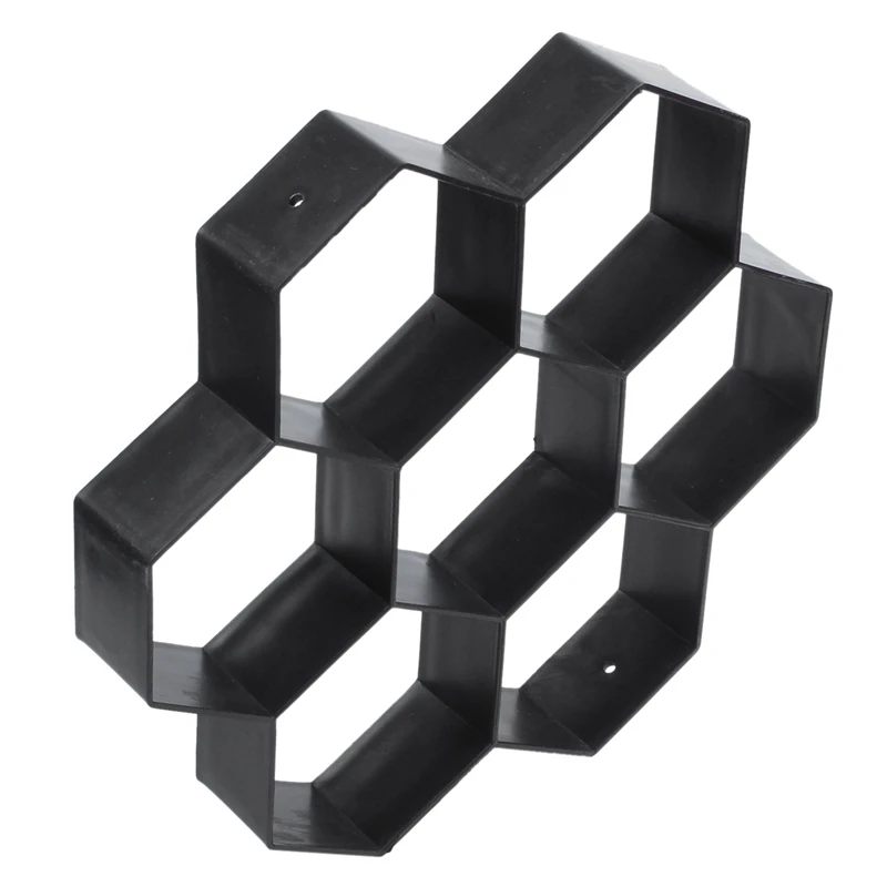 4X fai da te Patio Walk Maker Stepping Stone Concrete finitrice stampo riutilizzabile Path Maker stampo giardino pavimentazione stampi in pietra 30x30cm