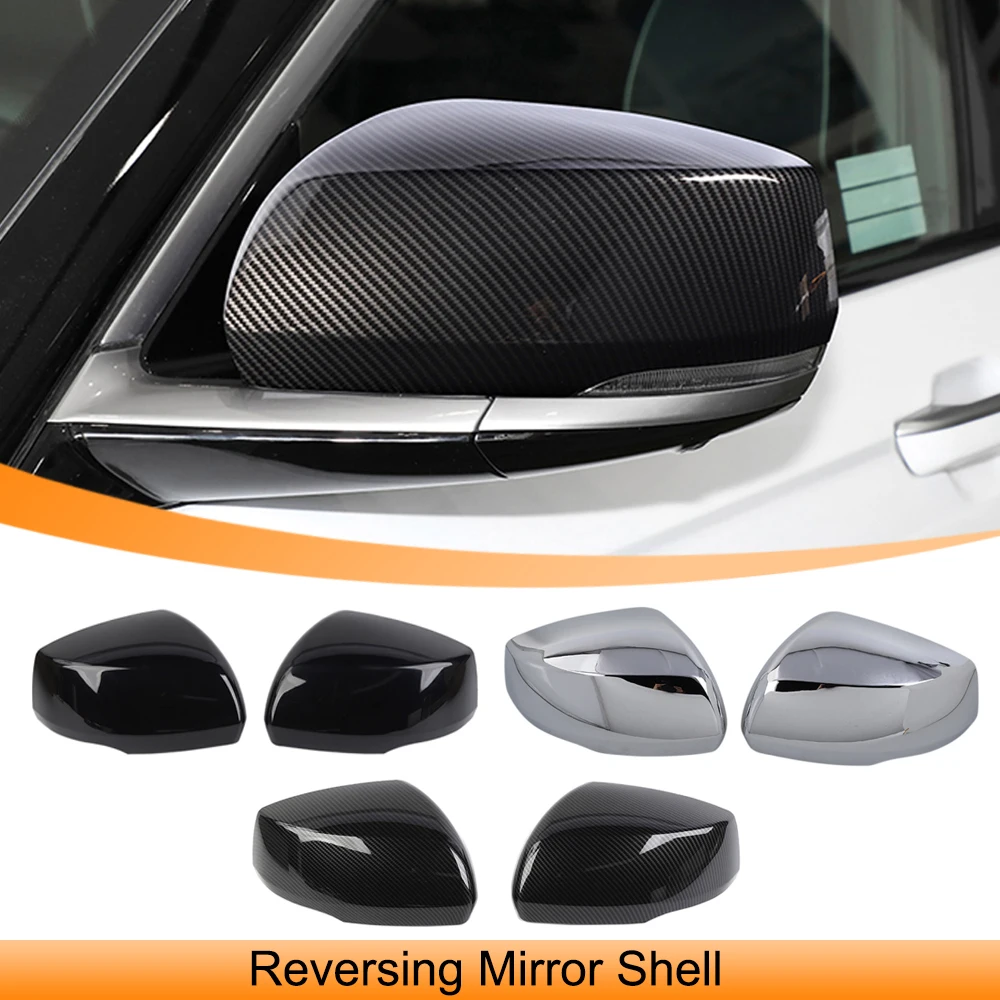 Rearview Mirror Shell Decoration Cover Trim Stickers for Jeep Grand Cherokee 2021 2022 2023 2024 Car Exterior Accessories ABS