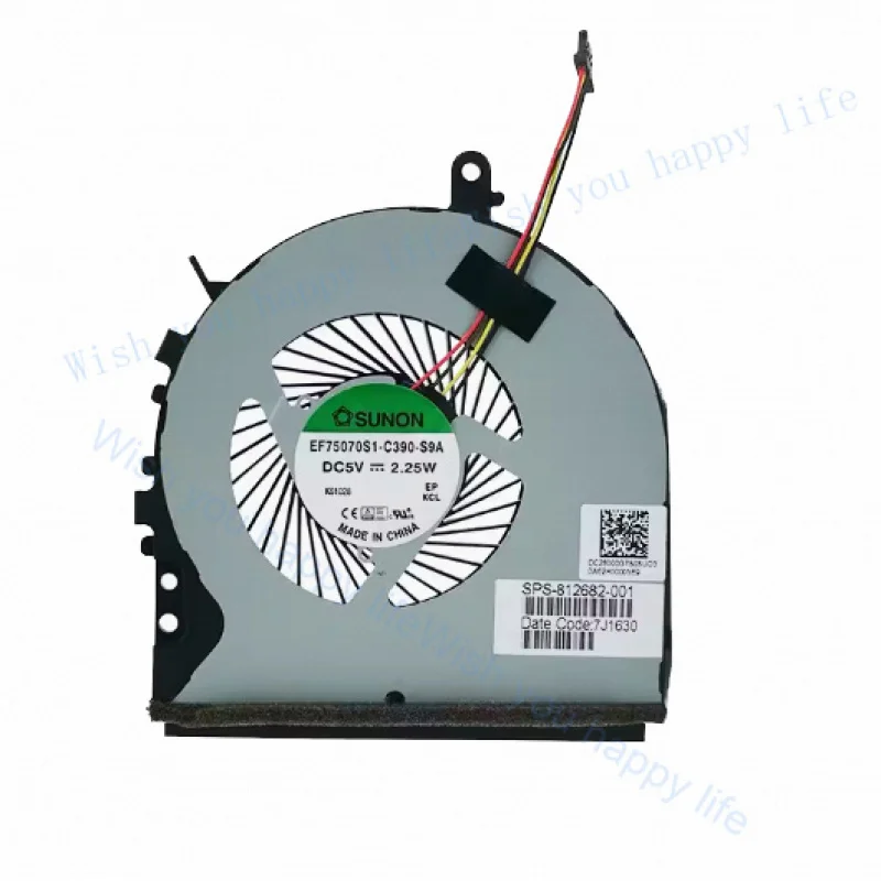 LL Cooling Fan for HP Envy 15-AE 15-AE018TX TPN-C122 M6-P CPU