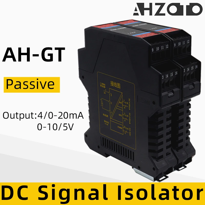 Passive Signal Isolator 4-20mA Input and Output Singal Isolator Analog Module Multiple In Multiple Out DC Analog Signal Isolator