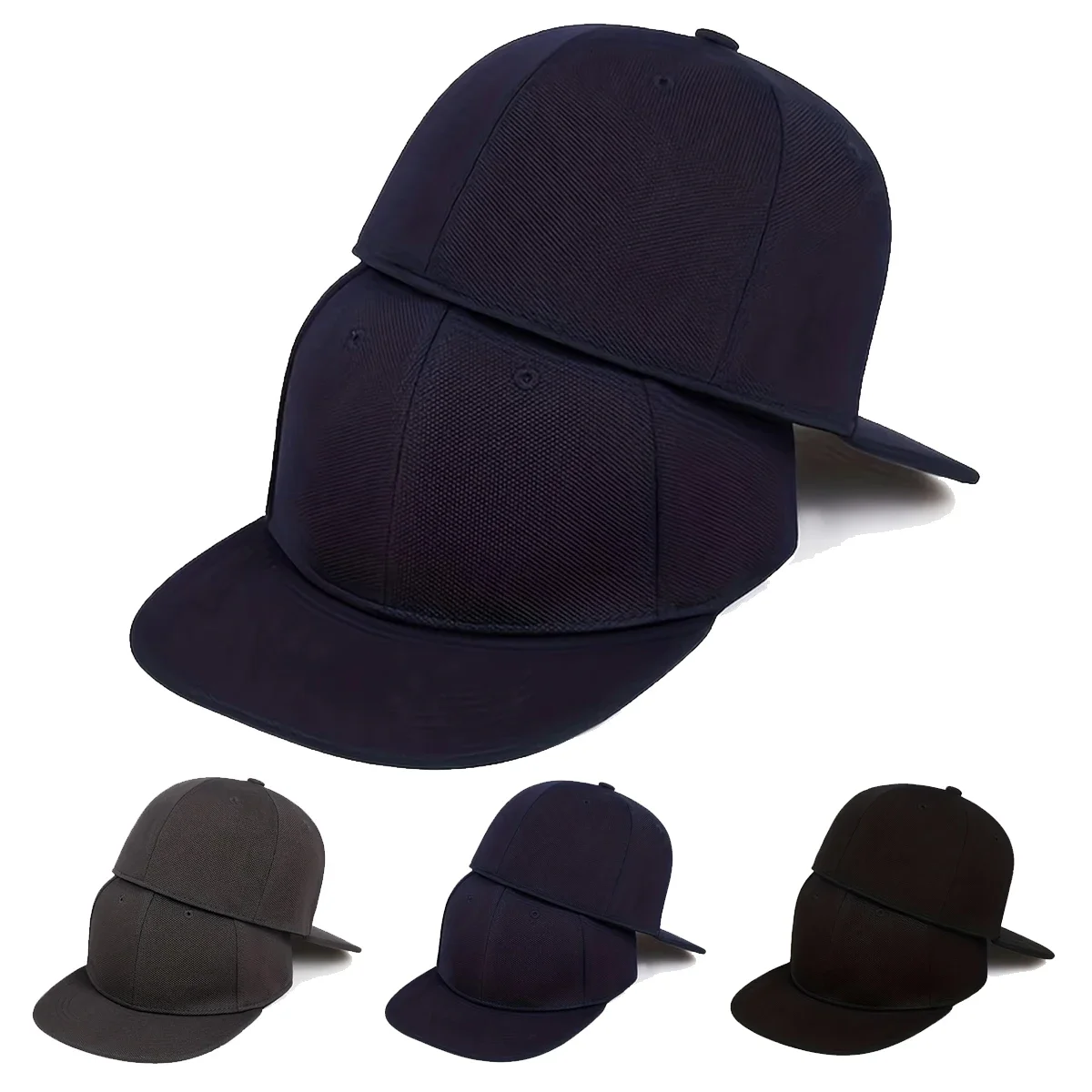 Unisex Rear Sealing Solid Color Hip-hop Hats Spring Autumn Outdoor Casual Baseball Caps Trucker Caps Sunscreen Hat