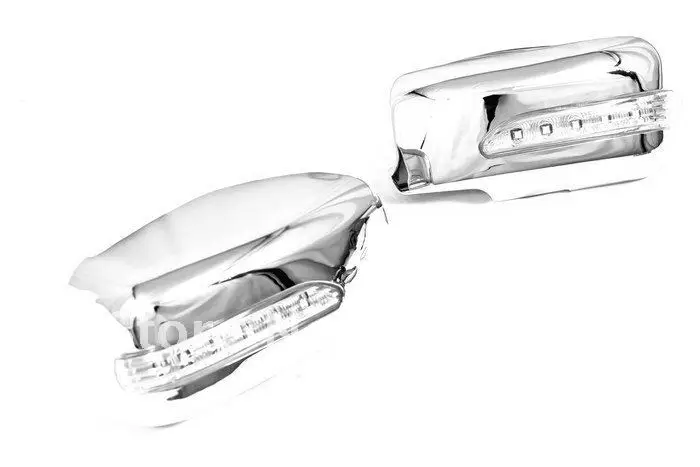 

High Quality Chrome Mirror Cover With LED Side Blinker for Mitsubishi Lancer / Mirage 02-06 / Evolution Gen 7-9