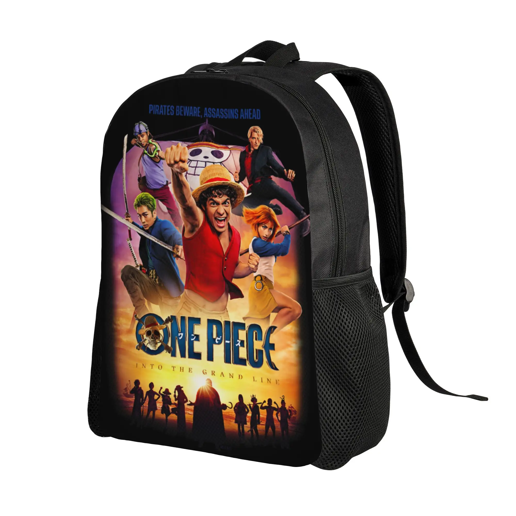 fashion backpacks One Piece Pirates Beware Officially Licensed Daypack ita bag  mochila Good Quality Journey Washable Rucksack