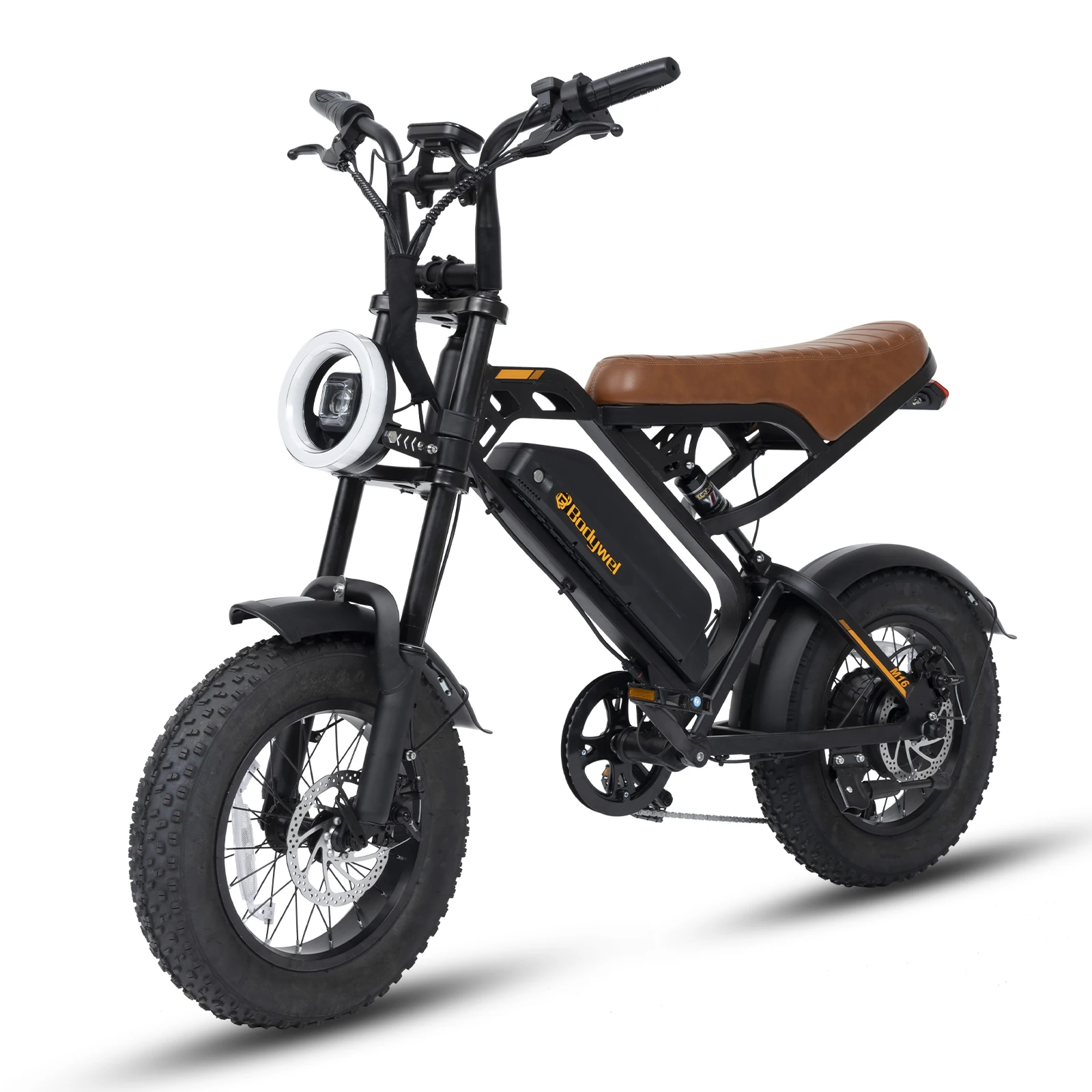 AliExpress NONE Bodywel M16 Adult Electric Bicycle 48V13.5AH Battery E-bike 16 Tire Urban Commuting E-Bike 500W motor ebike