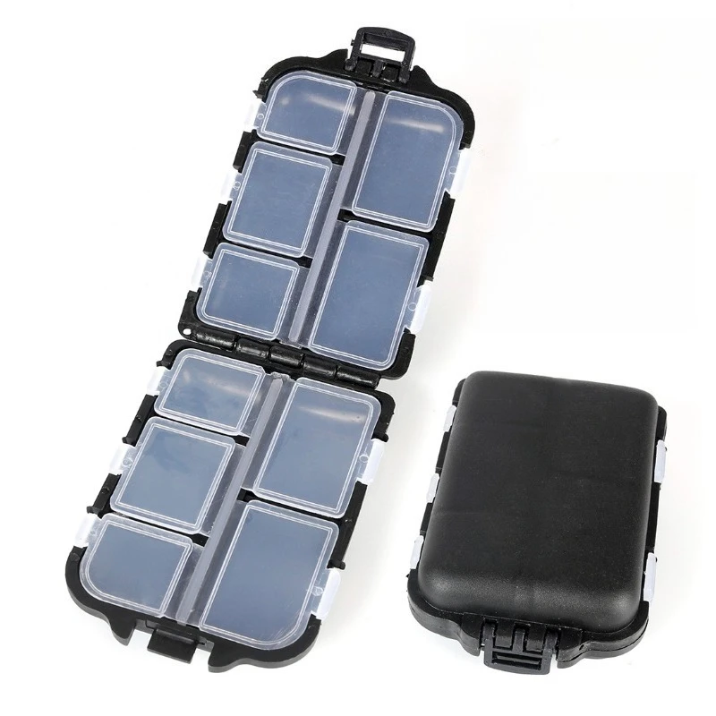 

Portable Fishing Accessories Flip-type Mini Storage Bait Box 4ColorsMulti-format Fishing Gear Box Organizer Accessory Waterproof