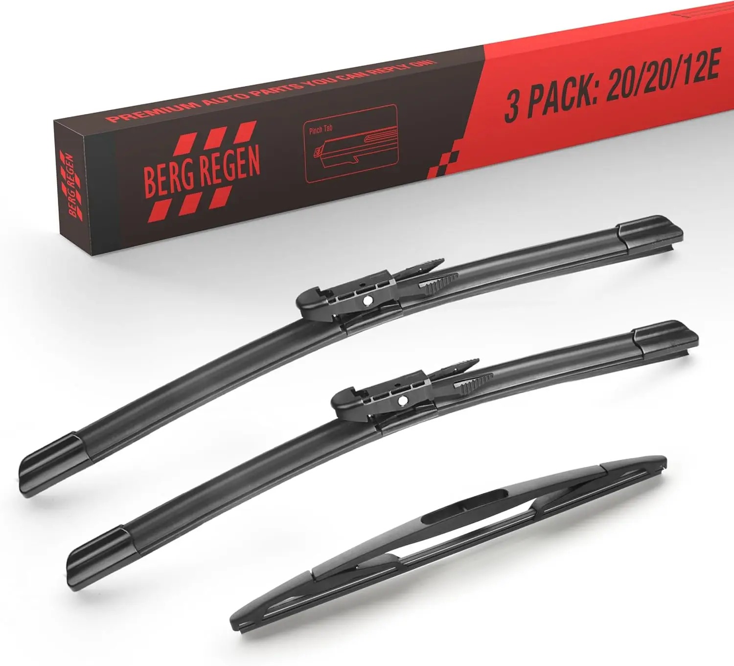 

3 Wipers Windshield , Replacement for Ford Escape 2012 2011 2010 2009 2008 Premium All-Season Automotive Original Equipment Set