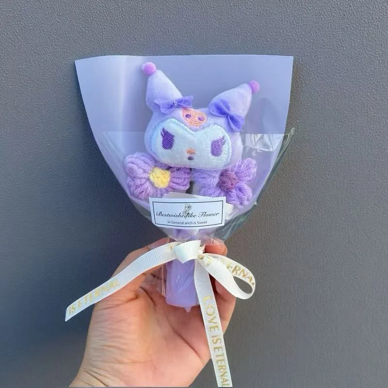 سينامورول ماي ميلودي أنيمي Kawaii سانريو الأطفال باقات الزهور قلادة لطيف الكرتون كورومي هدايا عيد ميلاد للفتيات