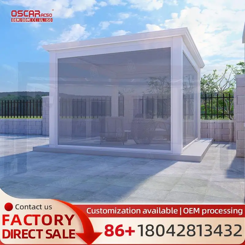 

Outdoor Lounges Louvered Aluminum Pergola with UV Protection for Garden Patio and Outdoor Relaxing pergola