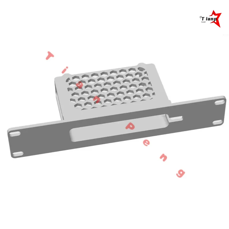 Heavy Duty Tilt Adjustable 10 Inch Rack Mount Bracket For Ubiquiti Unifi USW Flex Mini 2.5G Switch Stable Support Frame WYORESY
