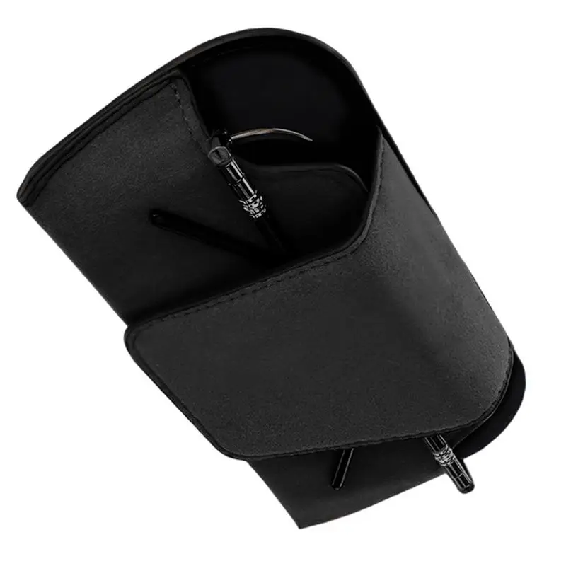 Sunglasses Holder For Car Visor Magnetic Eyeglasses Clip Case PU Leather Eyeglass Organizer Sunglasses Eyeglasses Mount For Car