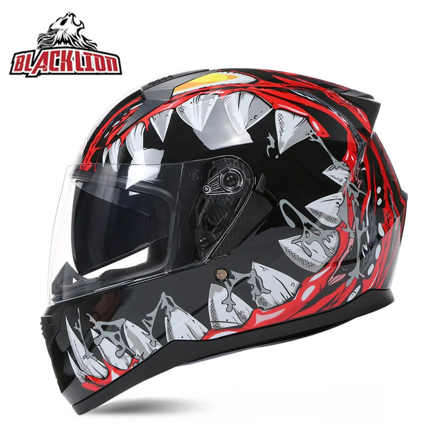 Double Visors Full Face Racing Helmets Off Road Men Women Motorcycle Helmet Motorbike Casco Moto Motocross capacete DOT Approved