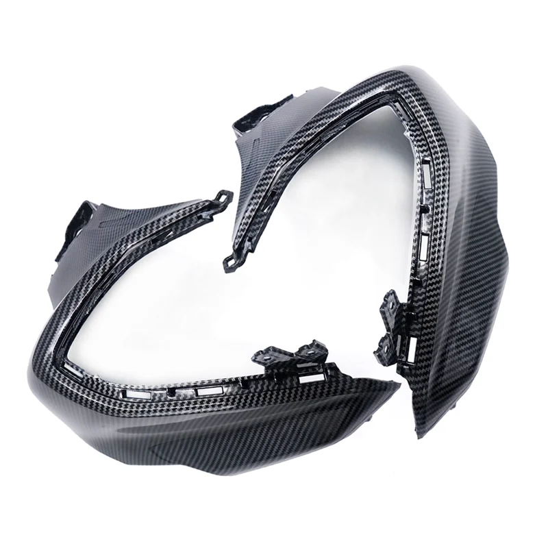 حسنا-ألياف الكربون دراجة نارية الملحقات خزان الوقود غطاء جانبي هدية حماية ل MT-03 2021-2023 #2