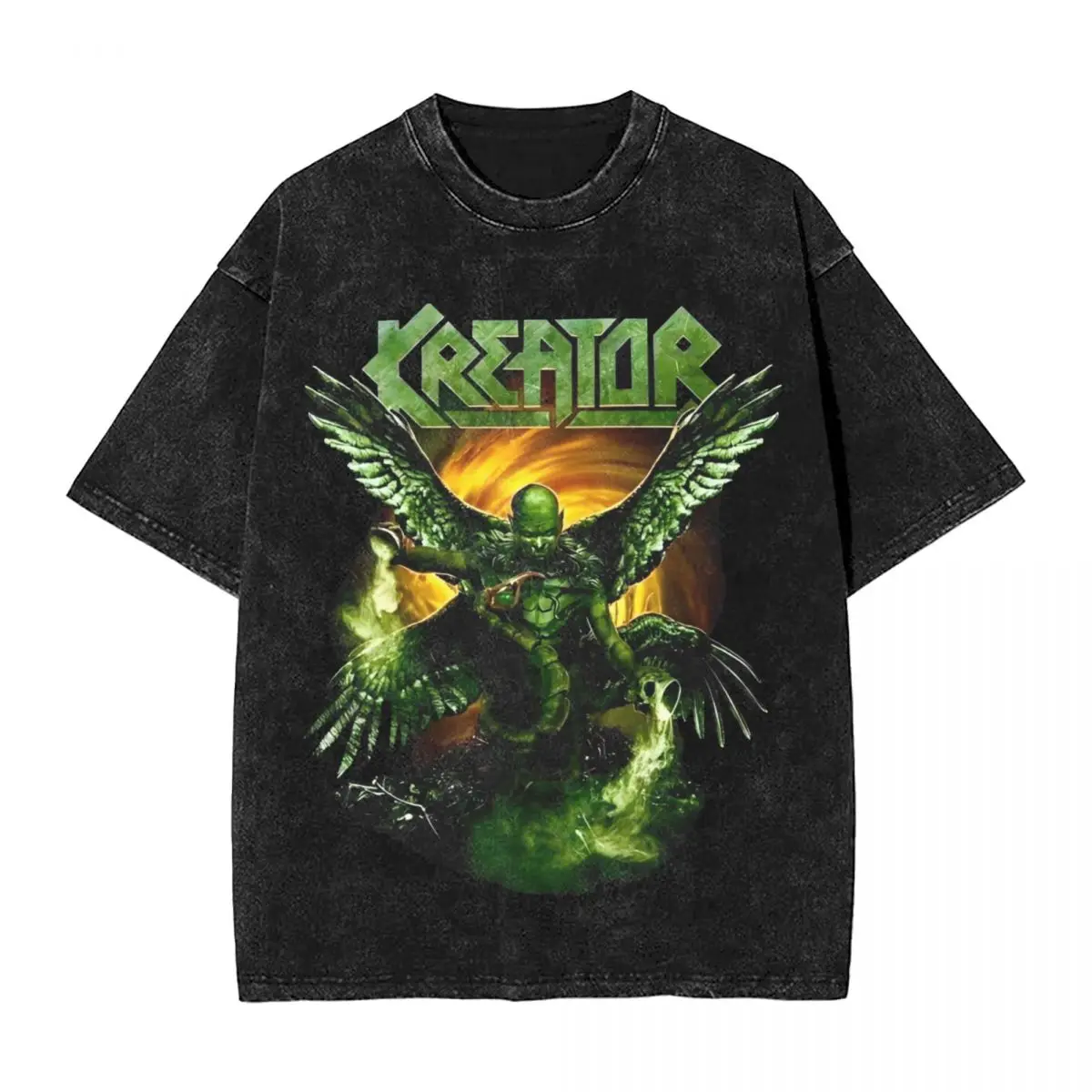 Kreators Rock Heavy Metal Band T Shirts Top Tees Summer Streetwear Short Sleeves T Shirt O-Neck Novelty Print Tee Shirt Hot Sale