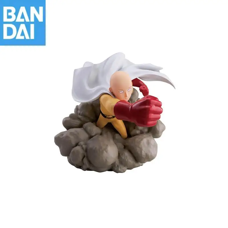 Original Bandai Namco Banpresto One Punch Man Saitama Anime Figure Model Collector Toy Gift Desktop Ornament New and Unopened